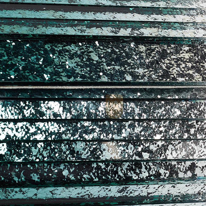 JIMMY CHOO GREEN SILVER GLITTER ACRYLIC SWEETIE CHAIN CLUTCH (24*10*5cm)